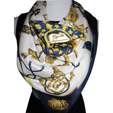 vintage hermes men's scarf|authentic Hermes scarf.